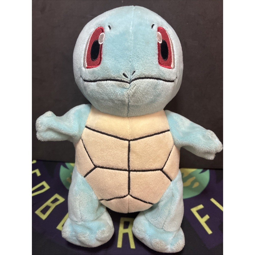 2019 Wicked Cool Toys Pokémon SQUIRTLE 9 in Plush (USED) Great Condition